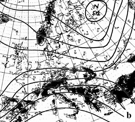Fig. 6 Synoptic situation NE on 24 th October