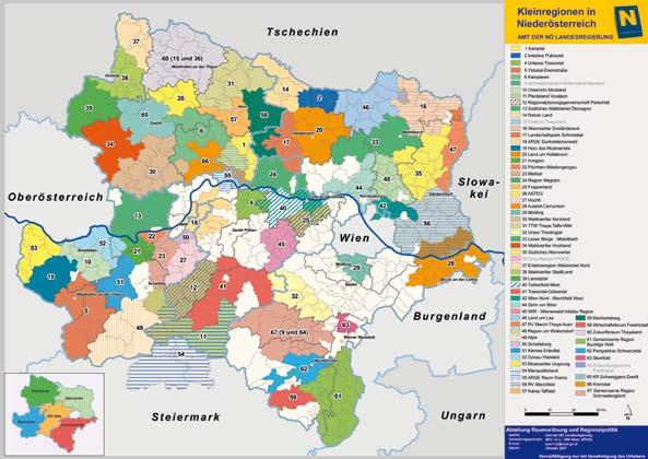 vyvoj localit v dolním rakousku Jasné struktury podporují rozmanitost země Právě v tak rozmanité zemi jako je Dolní Rakousko se svými silnými centrálními územími, rozdílnými venkovskými oblastmi,