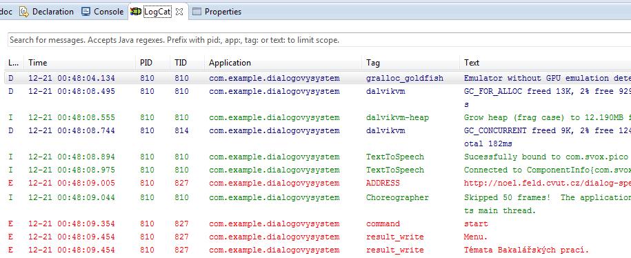 [2014-12-21 01:20:00 - Dialogovy system] Uploading Dialogovy system.apk onto device 'emulator-5554' [2014-12-21 01:20:23 - Dialogovy system] Installing Dialogovy system.apk... [2014-12-21 01:20:34 - Dialogovy system] Success!