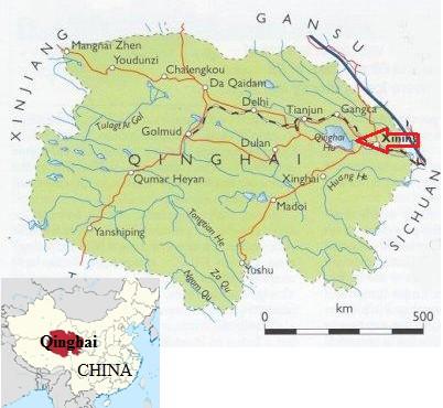 Jezero Kukunor (jezero Qinghai) největší čínské jezero Tab. 8. Charakteristika jezera Kukunor (zdroj: wldb.ilec.or.jp, 2010).