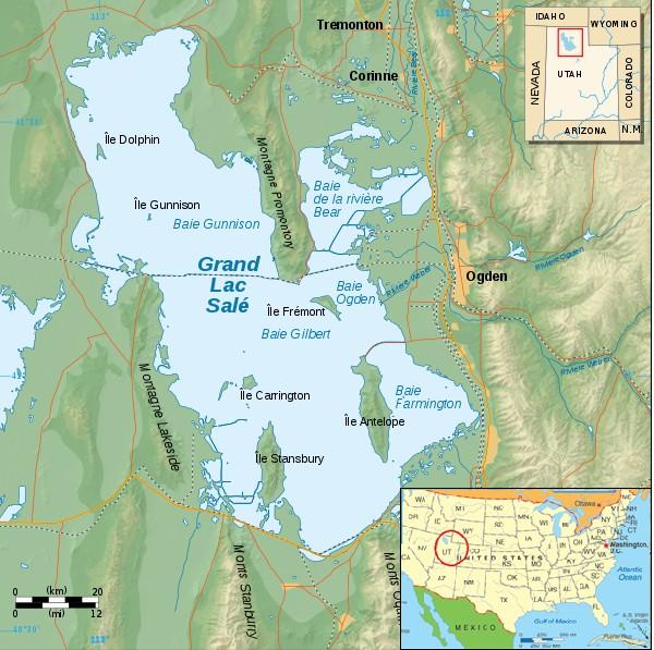 Velké solné jezero 1963-1986 zdvih hladiny jezera, rozsáhlé povodně největší slané jezero na západní polokouli Tab. 9.