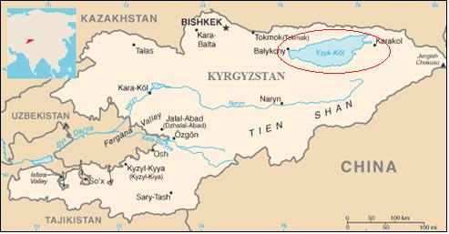 Jezero Issyk Kul (Horké jezero) velký objem, čisté jezero, nepoškozené lidskou činností Tab. 6. Charakteristika Jezera Issyk Kul (zdroj: wldb.ilec.or.jp, 2010).