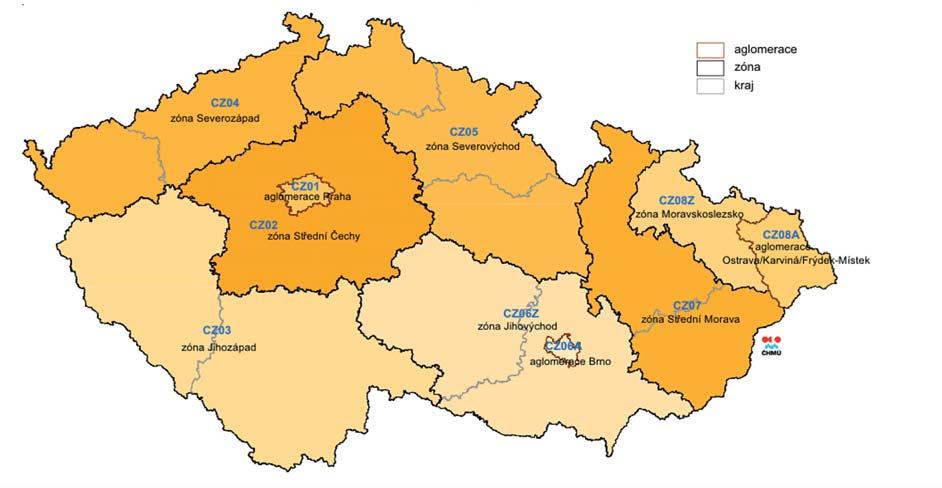 ŽIVOTNÍ PROSTŘEDÍ IMISNÍ SITUACE Kraj Vysočina se v rámci ČR dlouhodobě řadí mezi kraje s vysoce nadprůměrnou kvalitou ovzduší, což je dáno zejména zemědělským charakterem kraje, absencí těžkého