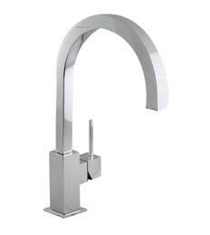 Single lever single hole sink mixer CUADRO-TRES Tube spout 3x1 mm. Jednopáková dřezová kuchyňská baterie CUADRO-TRES ramínko 3x1 mm SLC Ø 33 91.07.190.0 1.06.