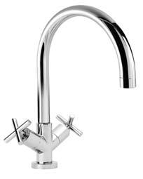 Ref. / Nr: / Kód: Monoblocco lavello verticale BIMAX-TRES Single hole sink mixer BIMAX-TRES Dvoupáková dřezová kuchyňská baterie BIMAX-TRES Ø 33 1.63.