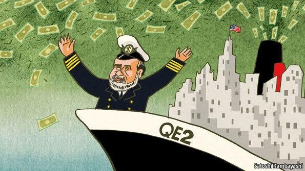 3. Úroková míra v CB což ale nestačilo, a proto přišel quantitative easing v USA The Federal Reserve announced that it would buy $600 billion in Treasuries over the next eight months in a second