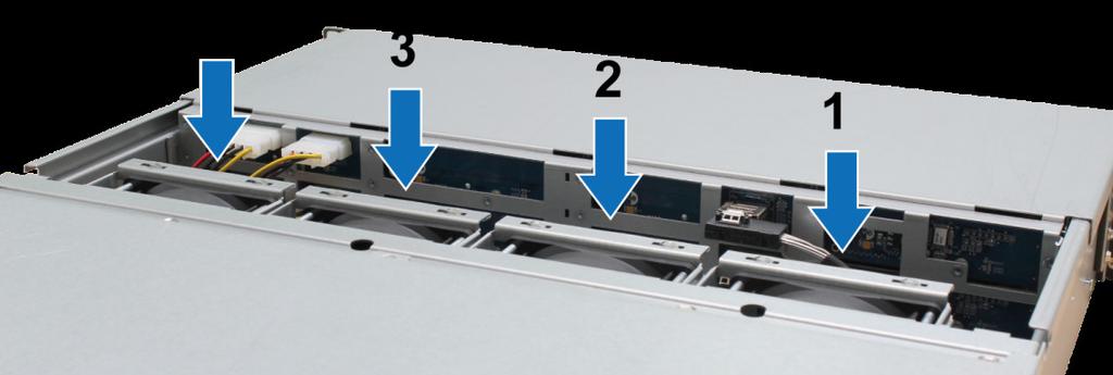 Výměna nefunkčního ventilátoru Zařízení Synology RackStation je vybaveno několika