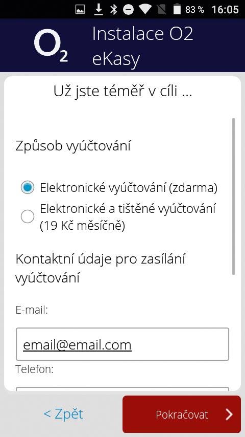 V posledním kroku nás vyzve telefon k ověření telefonního čísla, na které bude zaslán