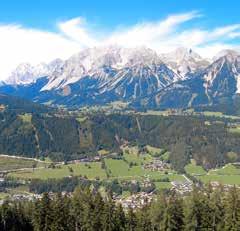Prochází historickým městem Radstadt a zastavuje se ve známém lyžařském středisku Schladming. Dále pokračuje rozšiřujícím se údolím s romantickými výhledy na úbočí Alp.