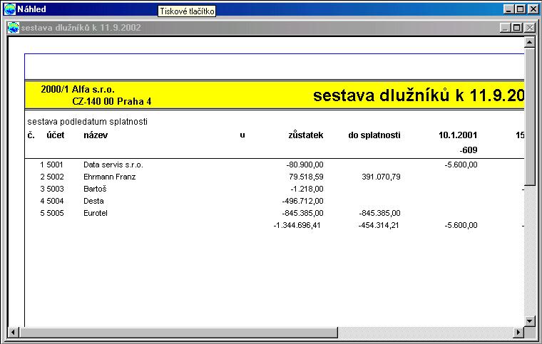 částka za nákl.stř. částka za sběr.úč....: Checkbox Za každé zaúčtované nákladové středisko bude zobrazena jedna částka....: Checkbox Za každý zaúčtovaný sběrný účet bude zobrazena jedna částka.