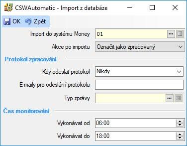 Import dat s transformací do XML Tento zásuvný modul nejprve převádí data zapsaná např. v poznámkovém bloku nebo excelu do XML formátu, a teprve pak je importuje do Money.