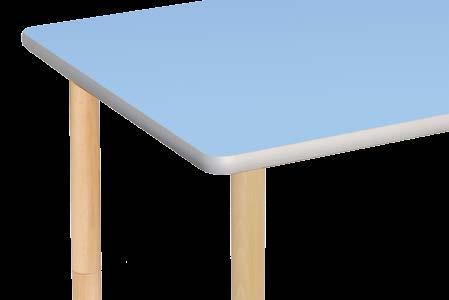 Balení obsahuje 3 nadstavce na nožičky stolů, které umožňují regulovat