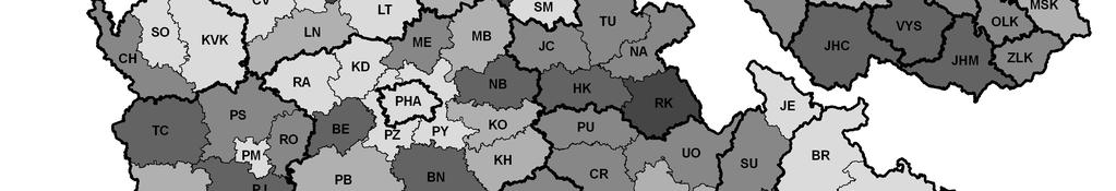 Tab. 3.1.16 Hospodářská zvířata v okresech Středočeského kraje k 30. 9.