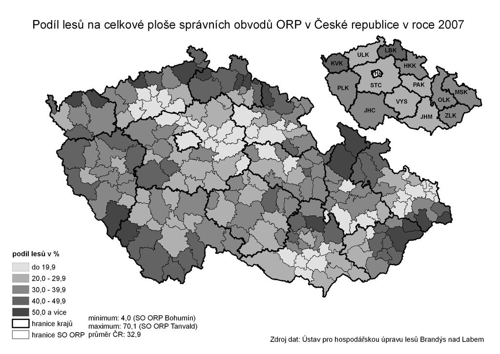 3.2. Lesnictví Lesnictví patří společně se zemědělstvím do primárního sektoru, vyznačuje se však na rozdíl od něj především dlouhodobostí svého hospodaření.