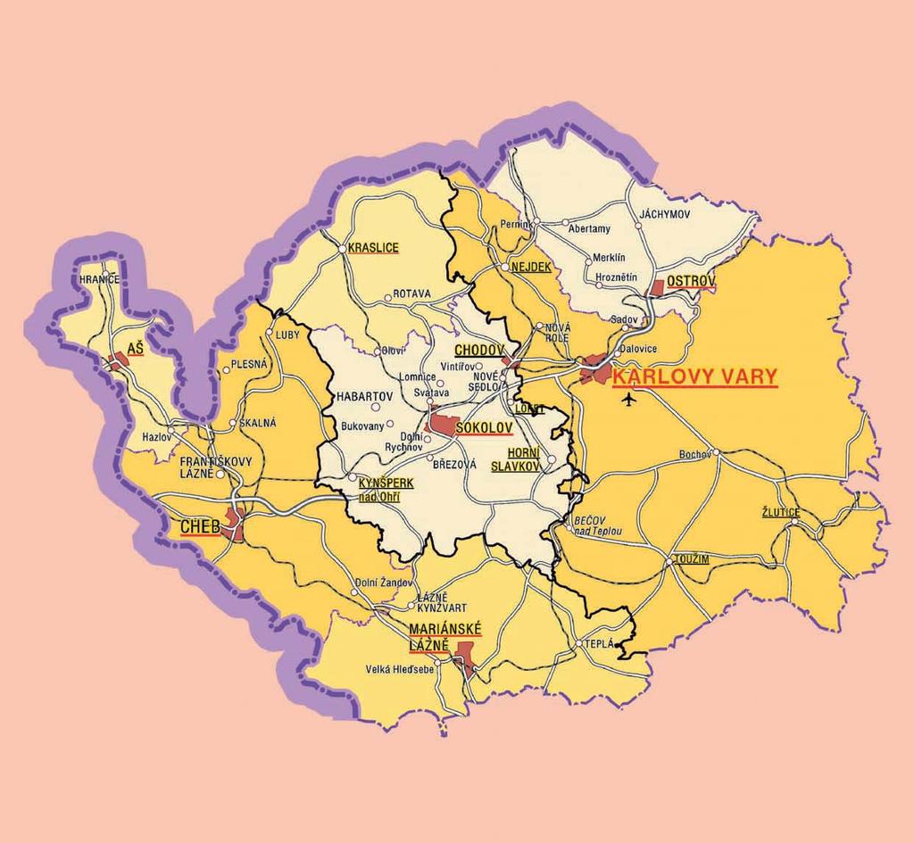 KARLOVY VARY REGION BASIC ECONOMIC & DEMOGRAPHIC DATA KARLOVY VARY REGION BASIC DATA Karlovy Vary Region is situated on the western boundary with Saxony and Bavaria.