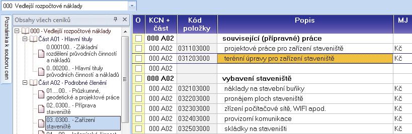 5. Kompletace rozpočtu a tisk sestav Máte-li úpravy hotové, lze přejít ke kompletaci rozpočtu: - zadání vedlejších a ostatních nákladů - kontrolám rozpočtu před tiskem/exportem Zadání vedlejších a