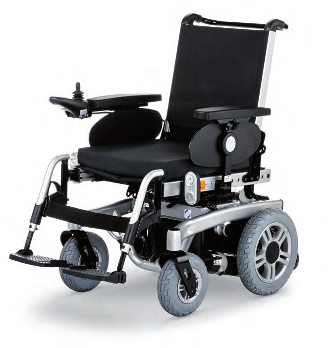 ELEKTRICKÉ VOZÍKY ichair MC1 1.610 Elektrický invalidní vozík vhodný do interiéru i exteriéru. Podpora pro dlouhodobé sezení díky dobrému odpružení zadních kol. Integrovaná stabilizační kolečka.