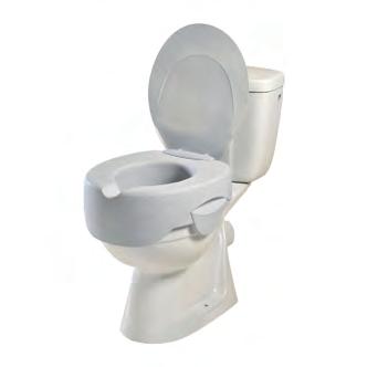 TOALETNÍ A KOUPELNOVÝ PROGRAM Polyuretanový toaletní nástavec MEYRA 3010502 Snadná fixace díky přečnívajícím