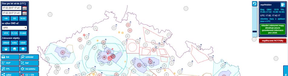 2 Popis funkcionality Po zadání úvodní adresy do webového prohlížeče je zobrazena základní obrazovka. Tato je automaticky přizpůsobena velikosti okna webového prohlížeče.