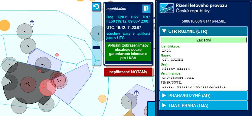 2.1 Mapa Mapa je zobrazena uprostřed celé obrazovky a obklopena ovládacími prvky. 2.1.1 Posuv mapy Mapu lze posouvat tažením myší mapu uchopíme v libovolném místě a táhneme. 2.1.2 Zoom