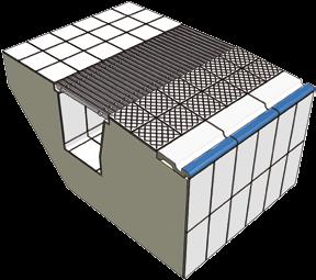 Overflow groove with special shape XPP56005 (system Finnland) odtokový kanál s otvorem XPD58023 / open channel drain