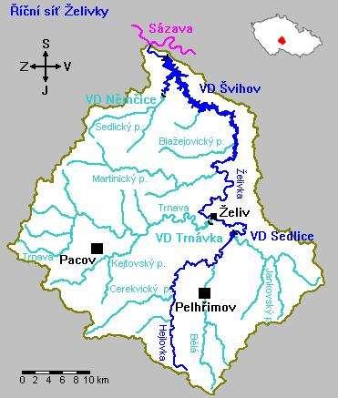 od zájmového území ve vzdálenosti cca 700 m.