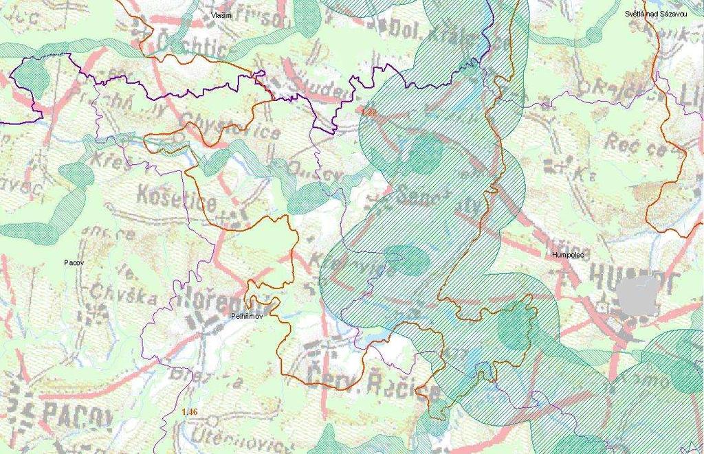 Mapa ÚSES C.II.6.1. Významné krajinné prvky Jako ekologicky, geomorfologicky nebo esteticky hodnotná část krajiny. Ze zákona č. 114/1992 Sb.