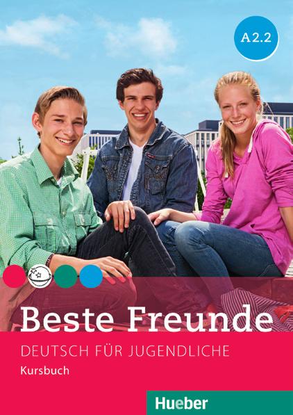 Hueber Učebnice pro základní školy Novinky: český pracovní sešit k A2.2., DVD A2, Ferienheft Beste Freunde Učebnicová řada je určena žákům, kteří začínají s němčinou na 2.