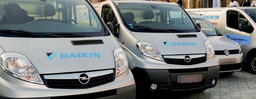 Servisní služby Daikin servis Úspora energie nekončí nákupem nebo instalací energeticky úsporného zařízení; zařízení musí být spuštěno za optimálních podmínek.