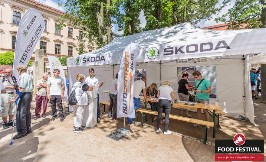 Dny testovacích jízd ŠKODA 2016 Během Jičínského Food Festivalu proběhly dny