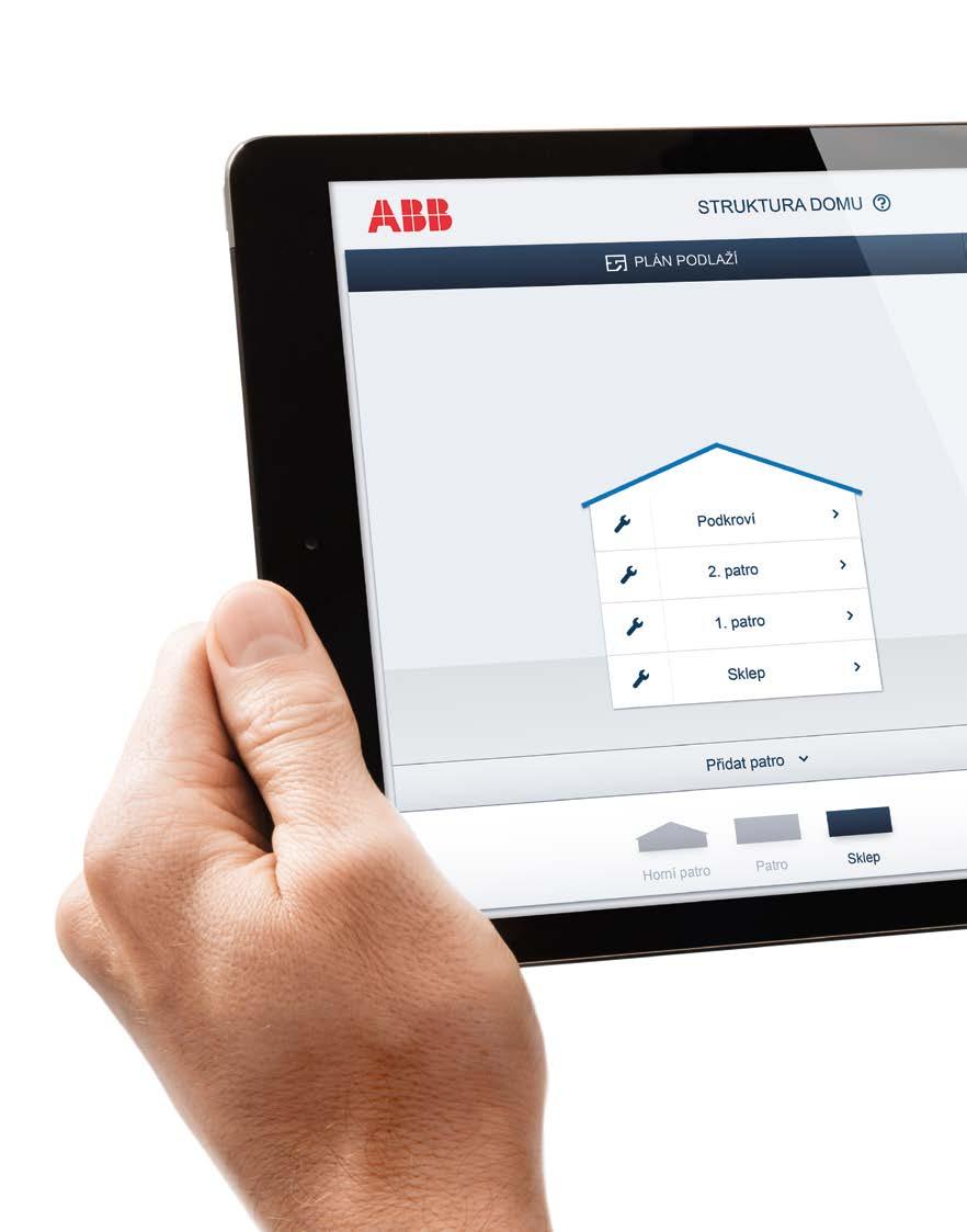 Inteligentní technologie Pro všechna zařízení v domácnosti Domácí automatizace inteligentní elektroinstalace ABB-free@home pro velmi snadné ovládání domácnosti.