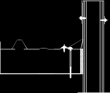 3.7. MW-R05 Spoj panelů se stěnovým panelem u atiky max. 300 * 1. Střešní panel BALEXTHERM-MW-R 2. Stěnový panel BALEXTHERM-MW-W-ST nebo BALEXTHERM-MW-W-PLUS 3. Prvek OBR112 4. Individuální prvek 5.