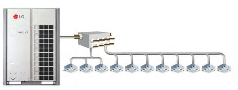 Nejvyšších úspor dosáhne MULTI uživatel V 5 Heat v momentě, Recovery kdy funguje system systém with HR v poměru Unit 40% can perform chlazení a 60% both topení cooling - dochází and heating ke