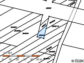 : 2850/1 Stávající výměra: 7 315 m 2 Využití dle KN: ostatní dopravní plocha Poznámka: není