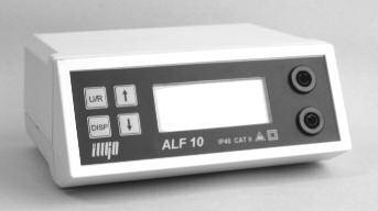 Jednoúčelové přístroje spojitost, izolační odpor, zemní odpor ALF 10 Přístroj pro měření odporů a úbytku napětí proudem 10 A Měření úbytku napětí a hlídání mezních hodnot dle ČSN EN 60204-1