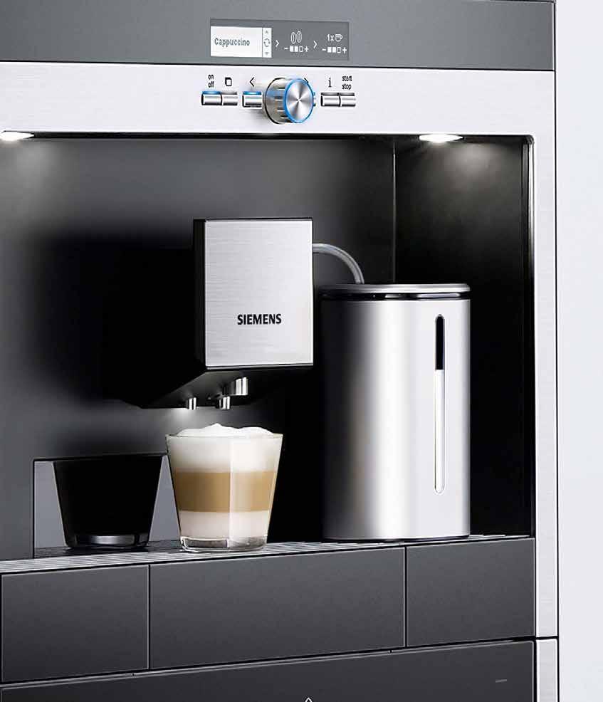 Nejrychlejší první šálek: sensoflow systém Perfektní aroma kávy potřebuje správnou teplotu při spařování.