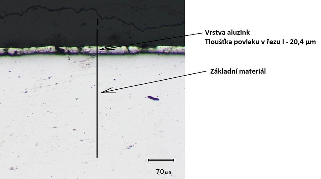 Obr.11.15. Metalografický výbrus vrstva po vyboulení - vzorek D3C a) Obr.11.16.