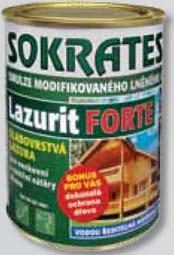 Kategorie:PROFI a HOBBY Lazurit PLUS LAZUROVACÍ LAK ALKYDOVÝ - VENKOVNÍ - ZESÍŤUJÍCÍ Středněvrstvá lazura na bázi hybridního alkydu pro nátěry dřeva Chrání