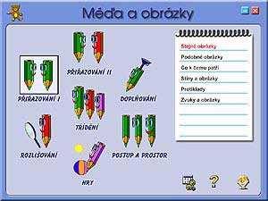 d) výukové počítačové programy Chytré dítě rozvíjí vnímání, myšlení, paměť a řeč dětí.