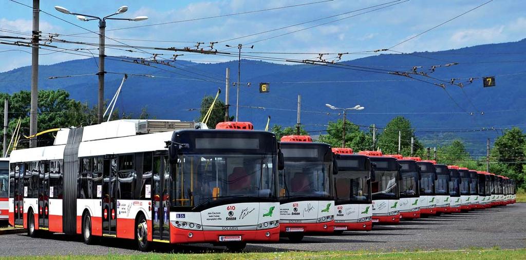 IPRM Mobilita Obnova vozového parku trolejbusů, aneb jak to celé bylo Ve čtvrtek 13. února 2014 byl podepsán kontrakt na dodávku 26 nových trolejbusů.