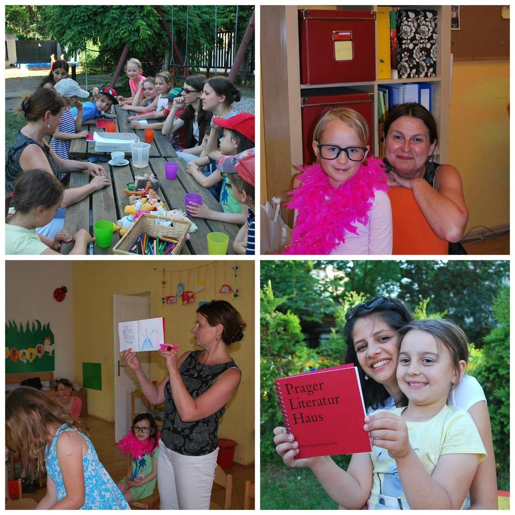 Červen 5. 6. 6. Noc čtení s Radkou Denemarkovou v MŠ KIDS Company Děti ve věku od 5 do 7 let se zúčastnily již 7. literární noci se spisovatelkou Radkou Denemarkovou.