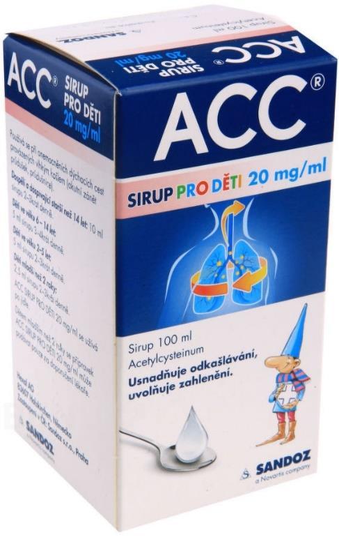 LÉKÁRNA DEŠTNÁ ACC LONG 600 mg 10 šumivých tablet k léčbě akutních a chronických onemocnění dýchacích cest, která jsou provázena intenzivní tvorbou hustého vazkého hlenu a vlhkým kašlem jako jsou