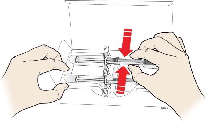Část SOLYMBIC předplněné injekční stříkačky může být poškozena, i když to není vidět. Použijte novou SOLYMBIC předplněnou injekční stříkačku.