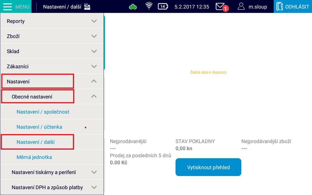 CAS ER Plus Strana 18 Zde zaškrteme kolonku Použítí váhy a dáme uložit.