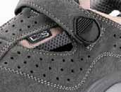 Sandal, combined, perforated, without steel toe cap and steel insole.