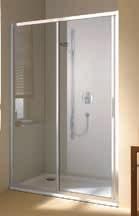 výška: 200 cm od 9 050 Kč Dveře sprchové do niky 2-dílné posuvné dveře, 1 díl pevný, 1 posuvný levé / pravé provedení: bílá,