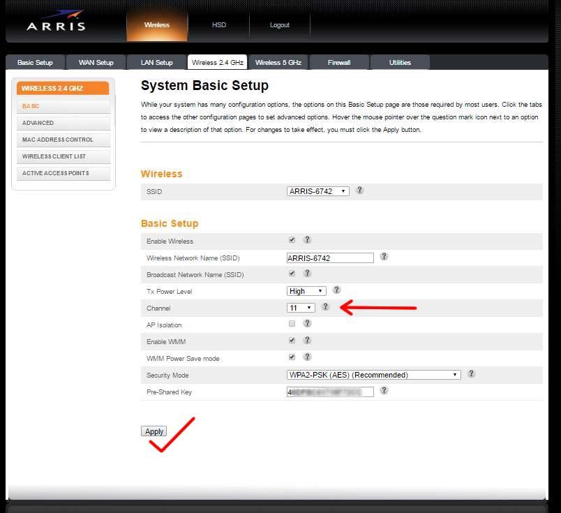 Konfigurace Wi-Fi připojení Pokud Vám pro změnu nastavení Wi-Fi připojení nestačí nabídka na záložce Basic Setup (Obr.