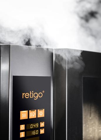 Vynikající výsledky vaření v páře Pokročilý systém vývinu páry v Retigo Vision zajistí skvělou barvu, chuť a konzistenci připravovaných jídel, která si zároveň uchovají maximum vitamínů a výživových