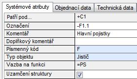 Každému Typu zařízení odpovídají určité typy symbolů v Symbolové databance, které jsou nabídnuty pro vybraný Typ zařízení.