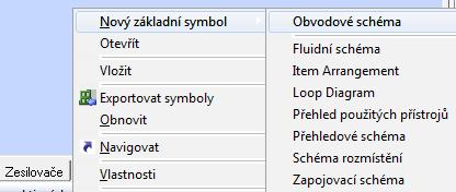 databance založte novou sadu symbolů s názvem Zesilovače. 2.